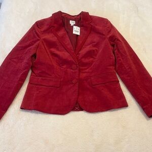 J. Crew Velvet Schoolboy Blazer